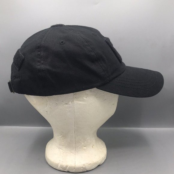 Condor Tactical Hat Cap Black Adjustable Hook And Loop Patches VGC - Picture 2 of 7